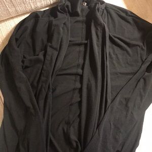 Lucy black cocoon cardigan